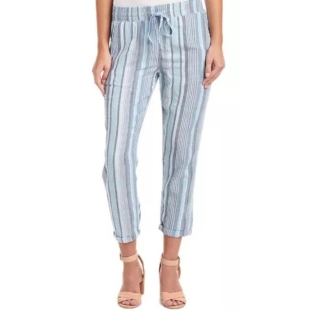 CURRENT ELLIOTT Size 2 Oversized Drawstring Lounge Trouser Pants Mirage #J15-5‎